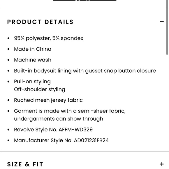 AFRM REVOLVE Oli Dress in Thermal Ombré XS - Picture 6 of 7